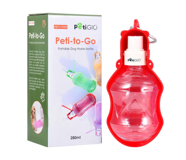PetiGIO PETI-170M-R butelka na wodę 280ml czerwona - 1581030 - zdjęcie